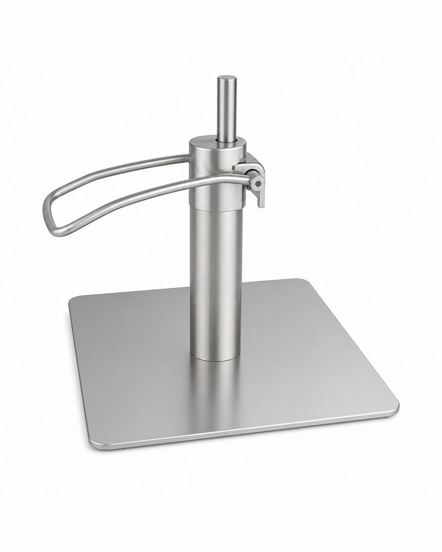 Square Matt Chrome Pump